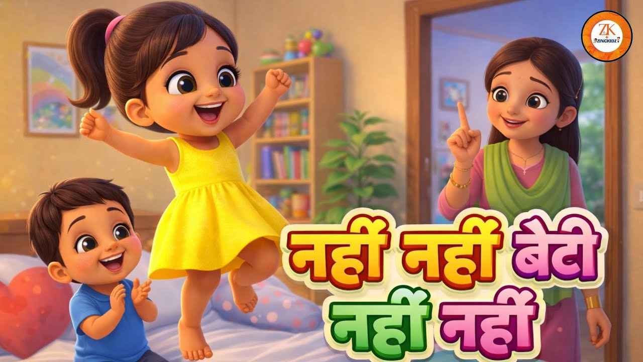 Nahi Nahi Beti Nahi Nahi | Educational Hindi Kids Rhyme | Zahra | Mummy Says No No | ZingKidz