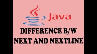DIFFERENCE BETWEEN NEXT AND NEXTLINE METHOD OF SCANNER CLASS IN JAVA (URDU / HINDI)