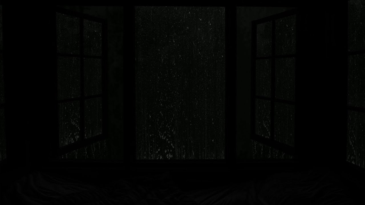 Open Window Rain Sounds 🌧️ Heavy Rain for Sleep & Relaxation