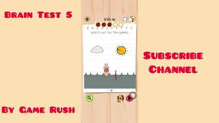 Brain Test 5 : Level 46 his body is crooked help him | Brain test 5 Walkthrough solution #braintest5