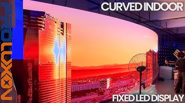 Curved Convex Indoor LED Display, Front Services LED Video Walls, Arc-shaped Fixed LED Screens