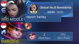 PRANK NOOB HARLEY IN HIGH RANKED😂 THEN SHOWING MY REAL SKILL💀