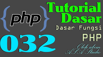 PHP Dasar Video Tutorial 032  Switch