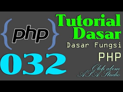 PHP Dasar Video Tutorial 032  Switch