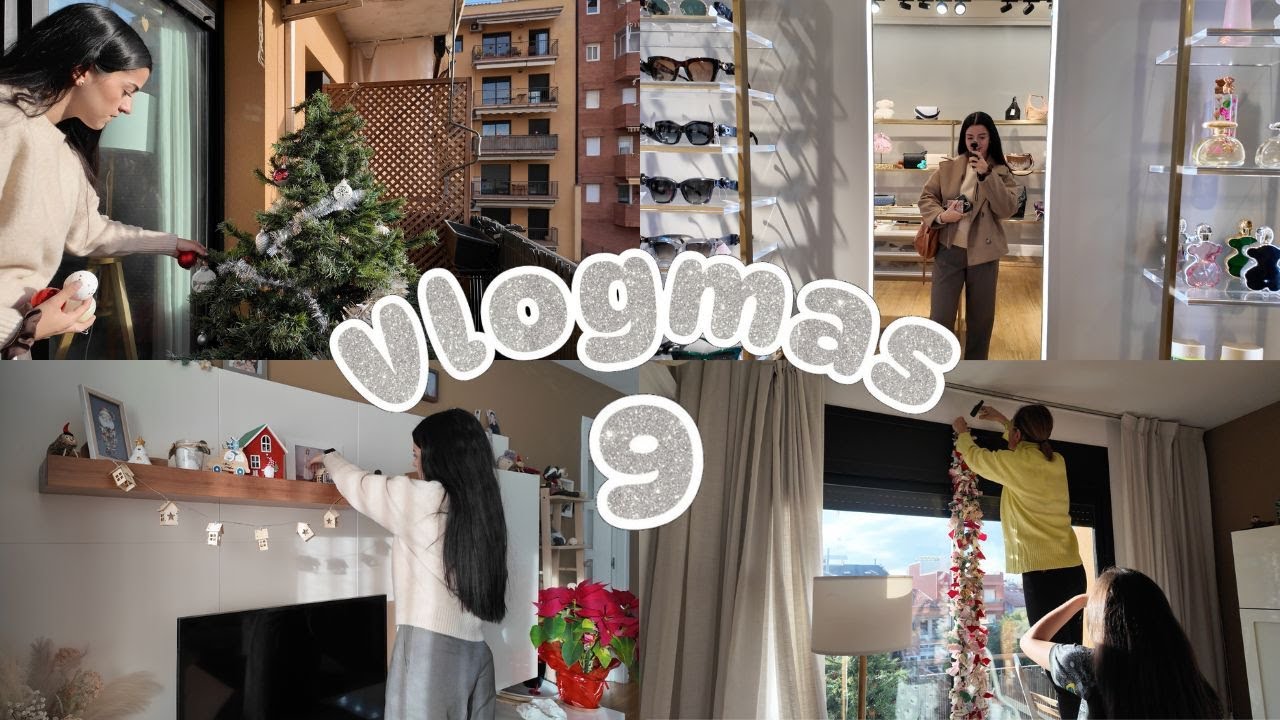 VLOGMAS 9🎄🎅🏻 | inundando la casa con decoración de navidad, montamos el árbol y a trabajar