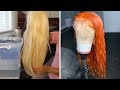 13x6 FRONTAL WIG FROM BLONDE TO ORANGE WITH WATERCOLOR METHOD | FT SUPERB WIGS