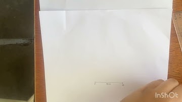 Constructing a triangle using a compass and a ruler.