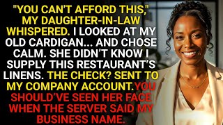My Daughter-In-Law Said, “You Can’t Afford This Restaurant” — The Bill Went Straight To My Company
