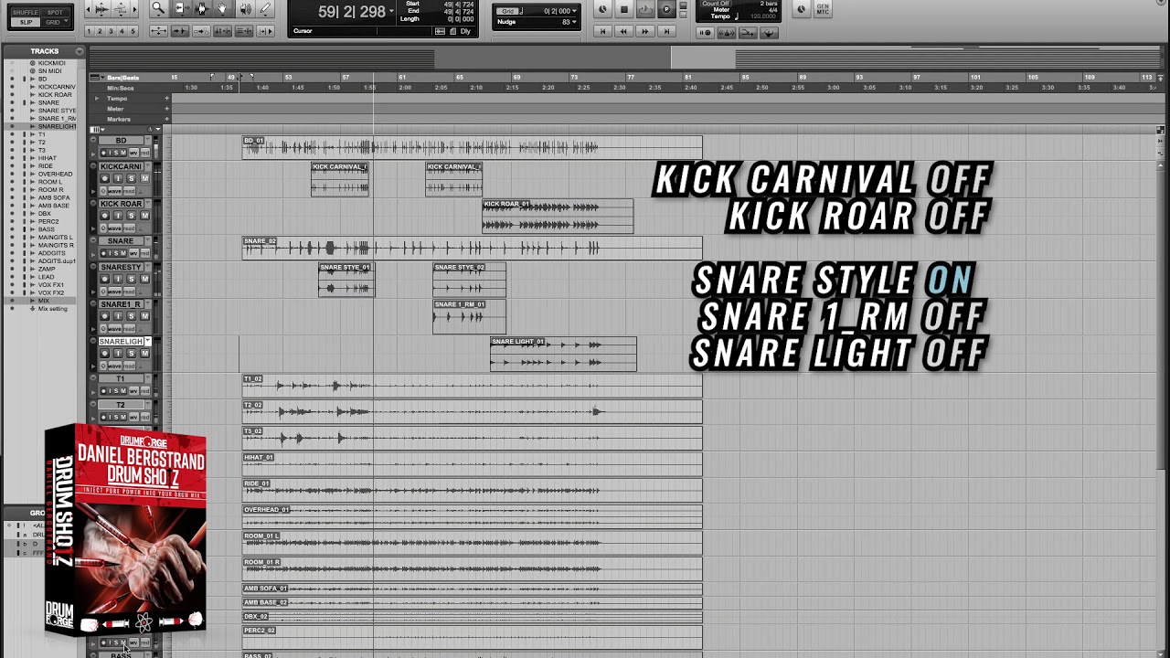 "Excavator" - Drumshotz Daniel Bergstrand Example