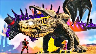 ENCONTREI UM DRAGÃO CHAOS LEVEL 6.500! ARK SUPER MODS - DINOSSAUROS