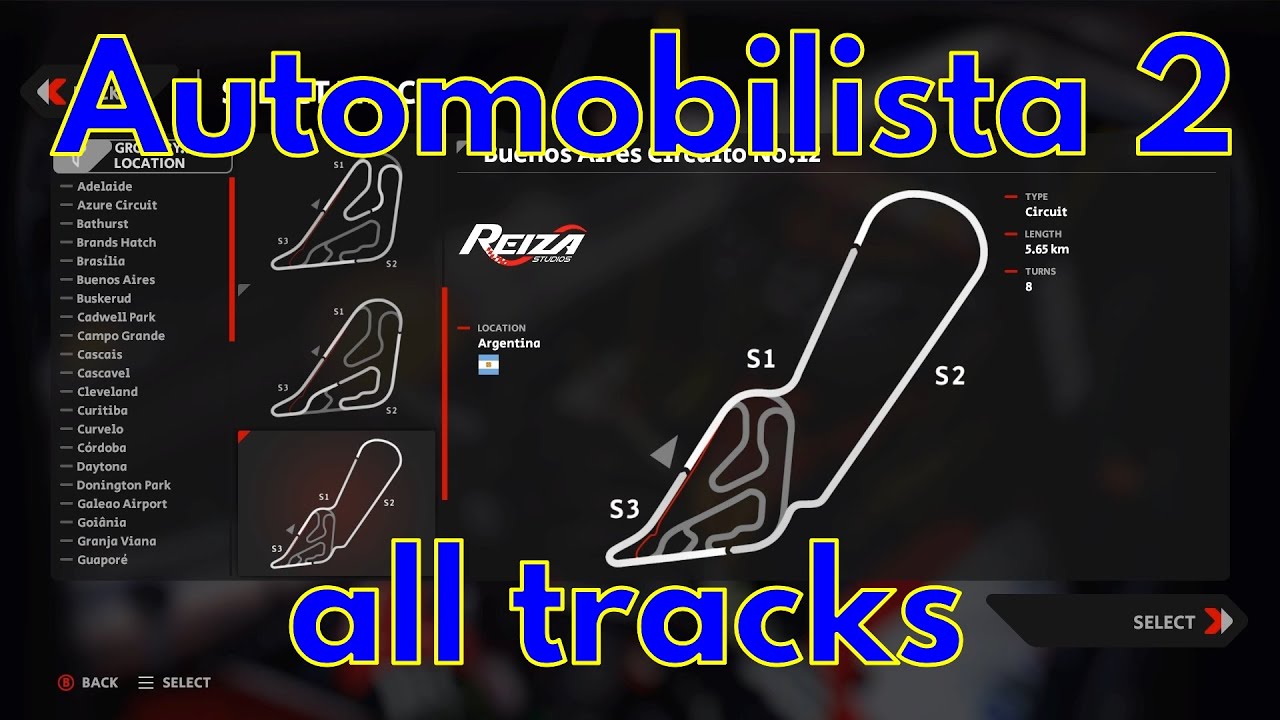 Automobilista 2 track list July 2022 AMS2 all tracks YouTube