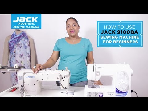 Class 25 - How to use the sewing machine JACK 9100BA - for beginners Part 1