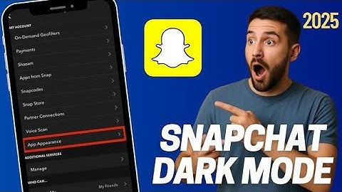 How to Enable Dark Mode on Snapchat (2025 Official Update) | Turn on Snapchat Dark Mode