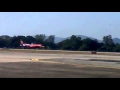 Saab 340 landing at chiang mai thailand