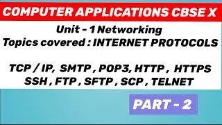 INTERNET PROTOCOLS : TCP IP , SMTP , POP3 , HTTP , HTTPS ,SSH , FTP ,SFTP ,SCP TELNET