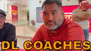 USC Trojans DL Coaches Shaun Nua &amp; Skyler Jones Talk About The Depth And Standouts Of Spring Camp