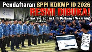 Pendaftaran Sppi Kdkmp Id 2026 Resmi Dibuka, Simak Syarat Dan Link Daftarnya