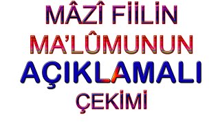Sarf İlmi: 2. Ders -açıklamalı- mazi fiilin malumunun çekimi Sarf İlmi: 2. Ders -açıklamalı- mazi fiilin malumunun çekimi