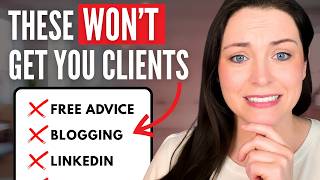 7 Beginner MISTAKES New Solo Consultants Make When Getting Clients