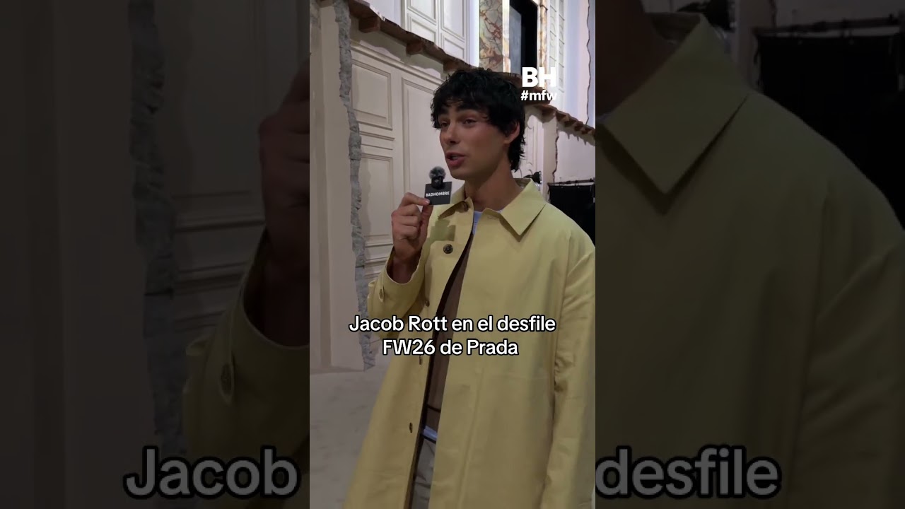 Джейкоб Ротт на показе Prada осень-зима 2026