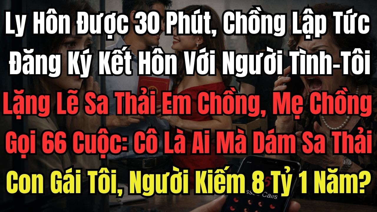 Ly Hôn Được 30 Phút, Chồng Lập Tức Đăng Ký Kết Hôn Với Người Tình, Tôi Lặng Lẽ Sa Thải Em Chồng, Mẹ