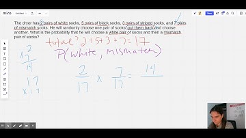 Probability With Replacement Sock Example