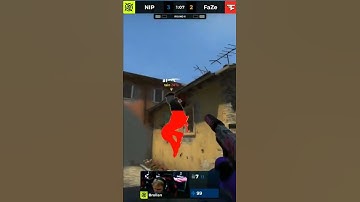 Broky insane 1v3 clutch against NIP #shorts #csgo #major