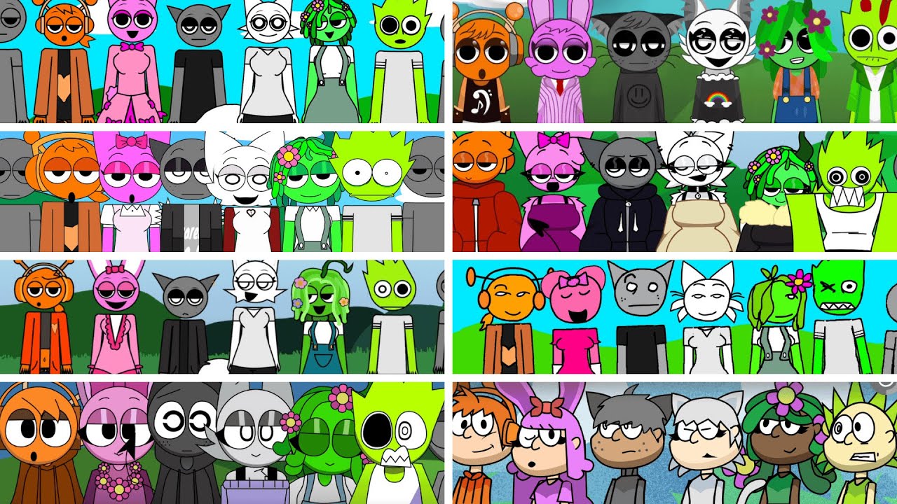 Incredibox - Sprunki but LOVE COUPLES in ALL Human Edition | PART 2