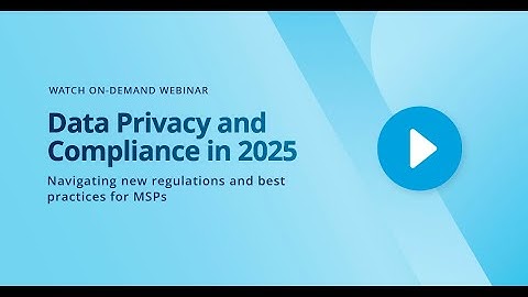 Data Privacy and Compliance in 2025