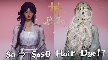 How Hair Dyeing Actually Works in Where Winds Meet