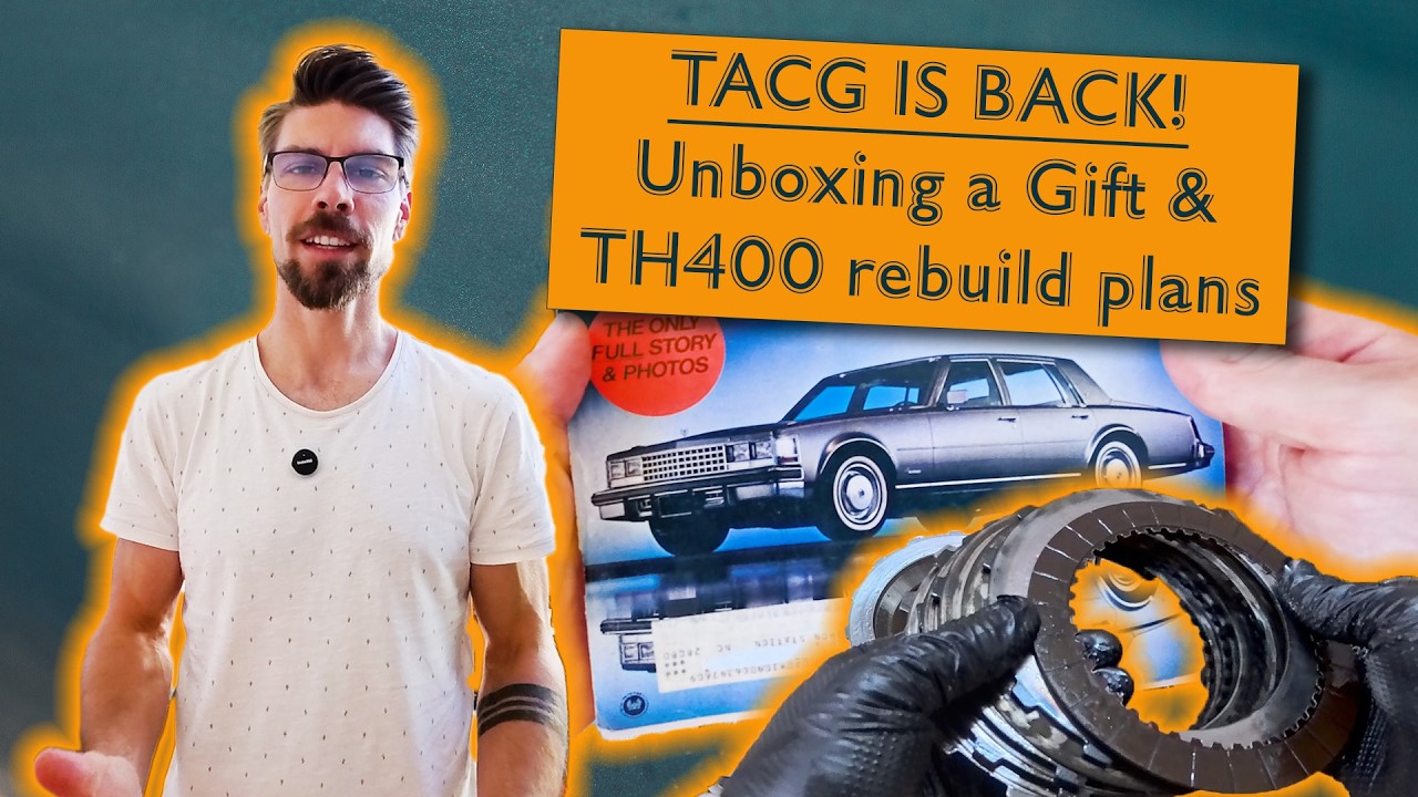 That Austrian Car Guy's Back! Unboxing an Awesome Gift & TH400 Rebuild Plans