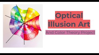 Optical Illusion Color Theory Art Project