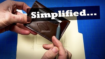 How to Make a Leather Wallet Pattern: *SIMPLE* 8-Minute Tutorial!