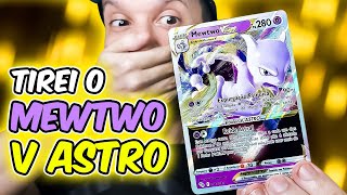 Carta Pokémon Mewtwo V Astro Dourado Coleção Especial Go