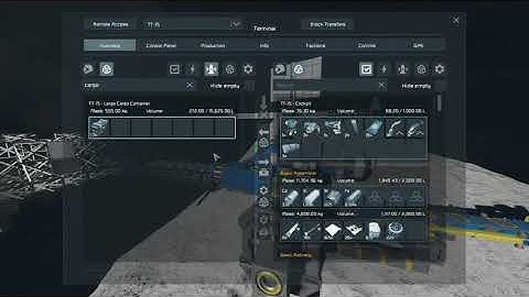Space Engineers - Using build planner to load ship