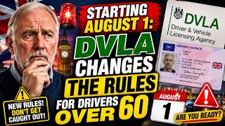 🚨 Starting August 1: DVLA Changes the Rules for Drivers Over 60 — Are You Ready