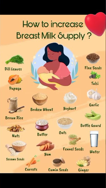 increase breast milk supply food ❤️