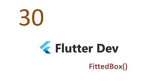 how create the fitbox widget in flutter hindi/urdu