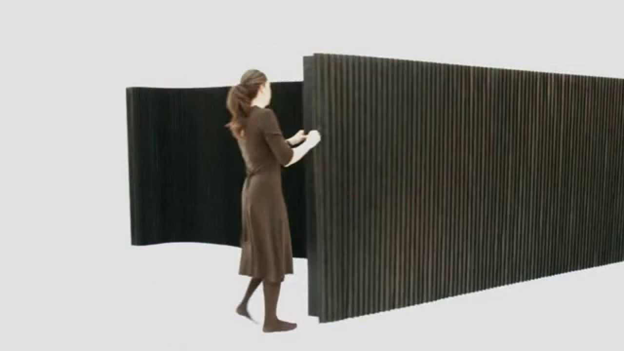Sort softwall rumdeler fra grapedesign.dk youtube Flexibel rumdeler