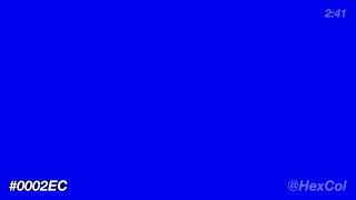 What does #0002EC - Vivid Frosty Yellow Mist look like | Color Code Preview