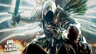 Tyrael vs. Diablo & Baal Battle | Diablo 2