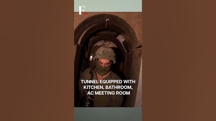 צפו: כוחות ישראליים הולכים במנהרות חמאס בבית החולים אלשיפא | הירשם ל-Firstpost