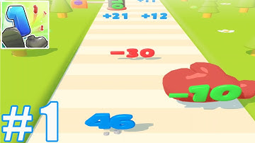 Number Run 3D - All Levels | Gameplay | Walkthrough - Android | iOS - Part #1 ✔️Enjoy! :)
