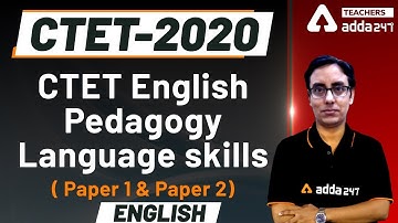 CTET English Pedagogy Language skills ( Paper 1 & Paper 2) | English Pedagogy Questions for CTET