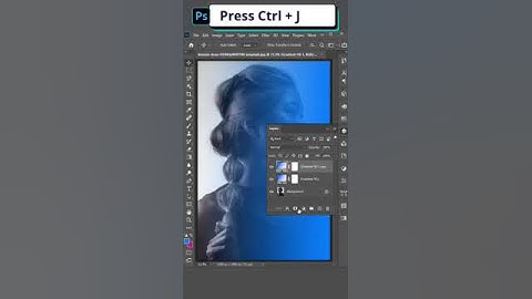 Dual Light Effect in Photoshop #shorts #photoshop #ytshorts #lighteffect