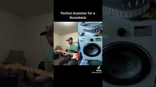 Blink-182 Guitar Duet With A Washing Machine #shorts