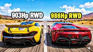 McLaren P1 Vs Ferrari SF90 Drag Race