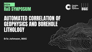 Automated correlation of geophysics and borehole lithology