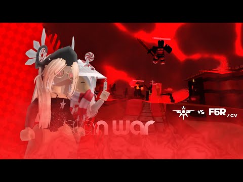 We fought against a top Roblox Bedwars clan again.. (XV VS CV / F5R)
