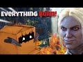 Burning a village for my Goth Dark elf GF!